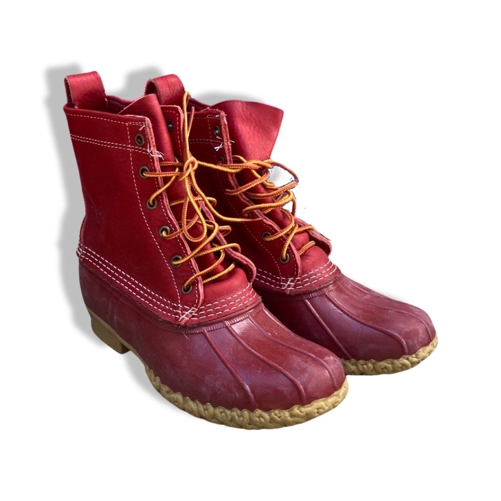 LL Bean Bean boots 8M Red